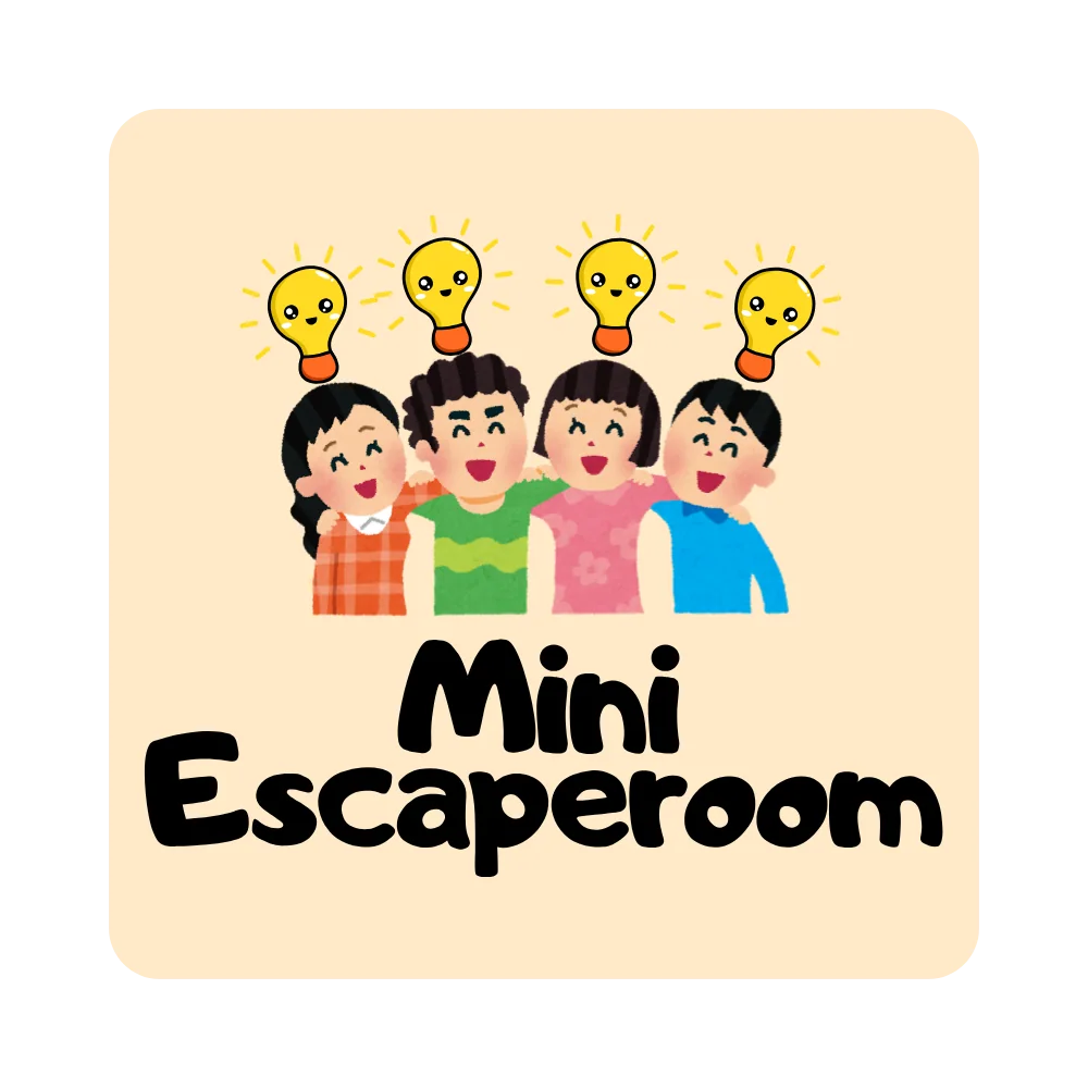 Mini escape room classroom game